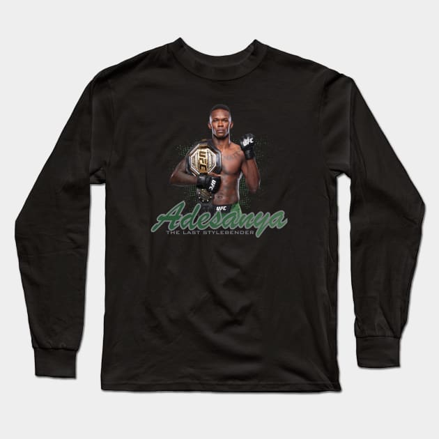 Israel Adesanya Long Sleeve T-Shirt by Nagorniak